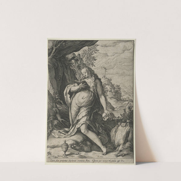 The Magdalen in Penance (1585) by Hendrick Goltzius