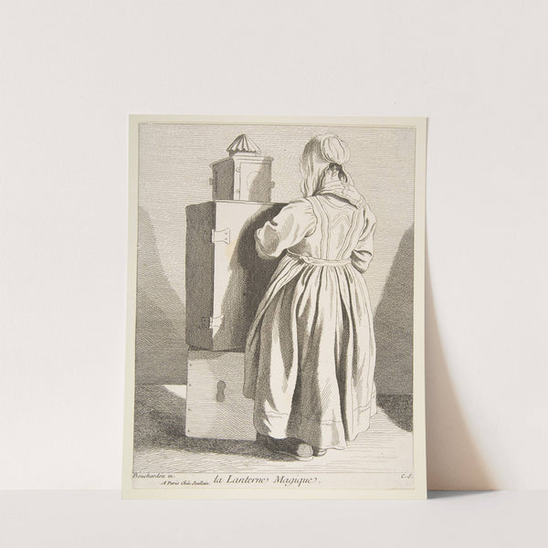 The Magic Lantern (1737-1746) by Edmé Bouchardon