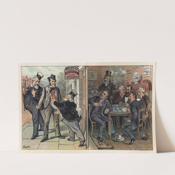 The magnetic bunco-steerer and his confederate by Bernhard Gillam