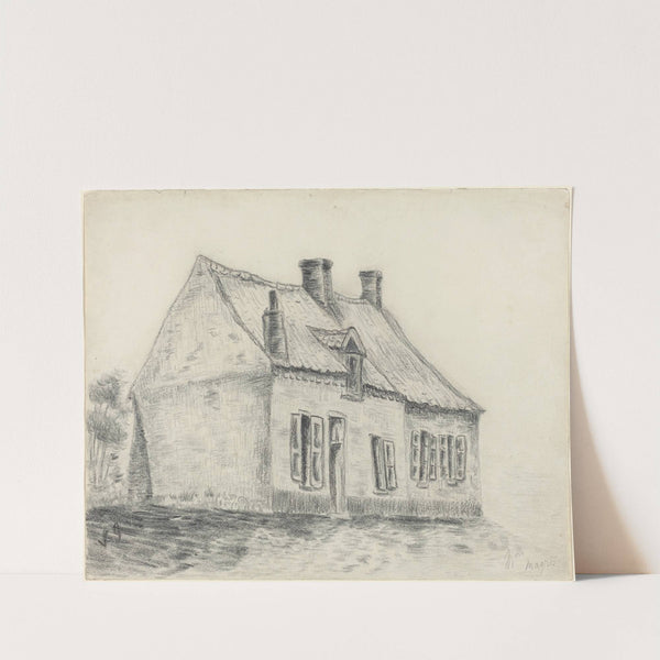 The Magrot House, Cuesmes (c. 1879-1880) by Vincent van Gogh