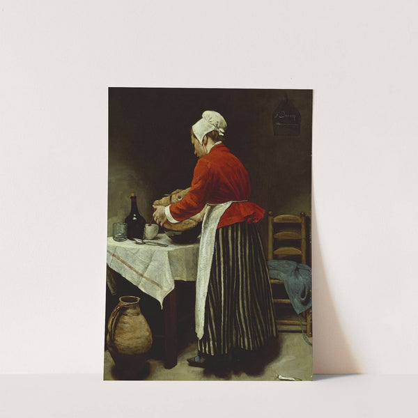 The Maid (c. 1875) by François Bonvin