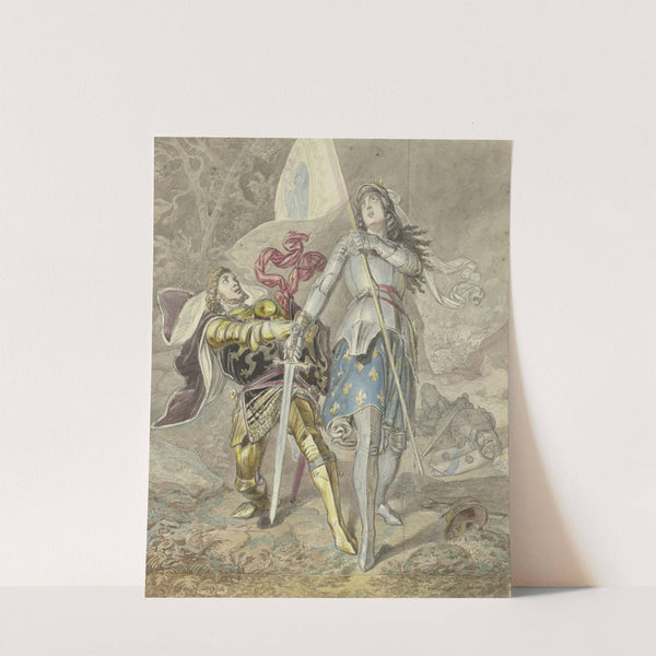 The Maid of Orleans and Lionel by Ferdinand Fellner