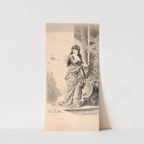 The maiden’s song of the beer (1885) by Henry Jerome Schile