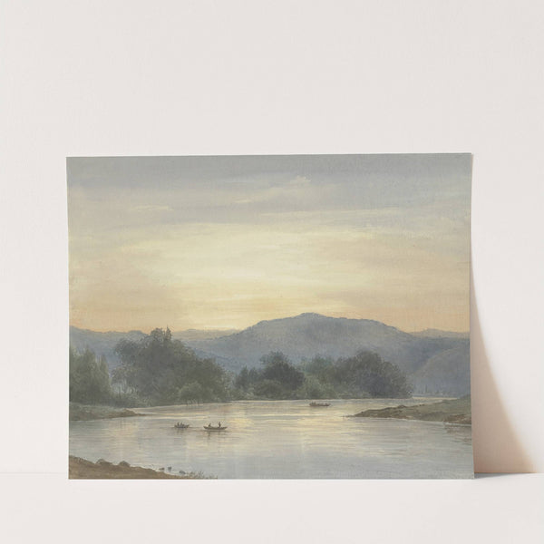 The Main near Kleinheubach by Friedrich Ernst Morgenstern