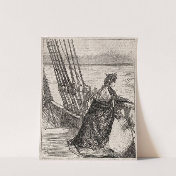 The Major’s Daughter; Clara Vinrace’s Farewell to her Father (1862) by James Abbott McNeill Whistler