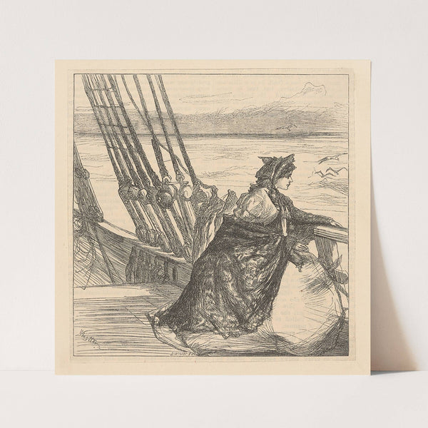 The major’s daughter. (1862) by James Abbott McNeill Whistler