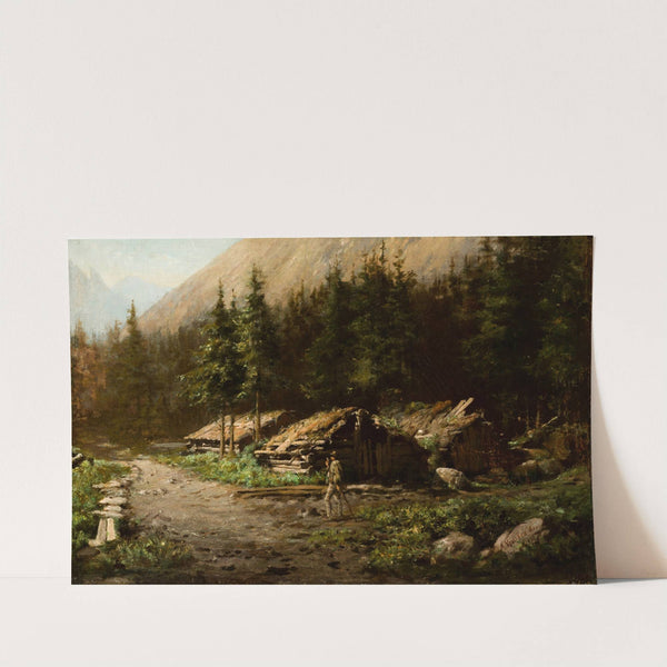 The Mała Łąka Valley (1892) by Aleksander Mroczkowski