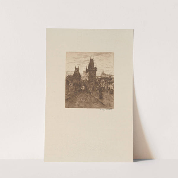 The Malá Strana Bridge Towers by Tavík František Šimon