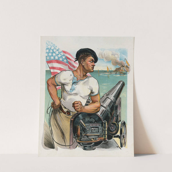 The man behind the gun will settle this war (1898) by Udo Keppler