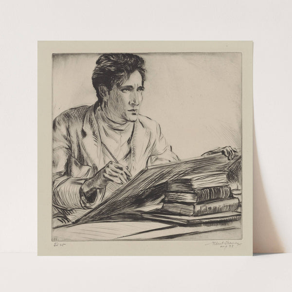 The man drawing (1933) by Albert Sterner