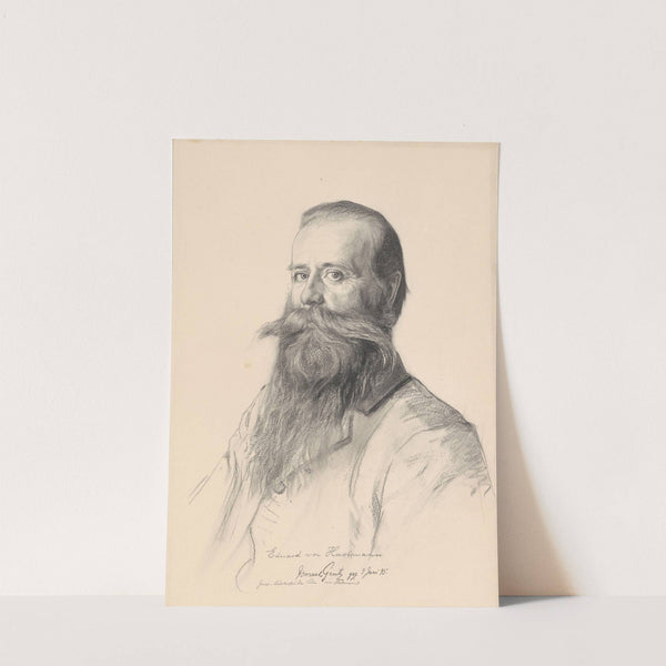 The Man of Letters Eduard von Hartmann from Berlin (1895) by Ismaël Gentz