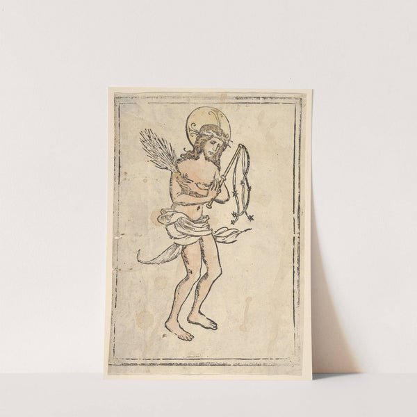 The Man of Sorrows Standing by Hans Burgkmair The Elder