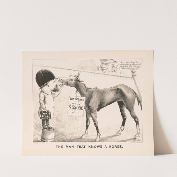 The man that knows a horse (1877) by Thomas Worth