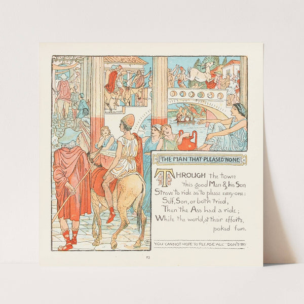 The Man that pleased none (1908) by Walter Crane