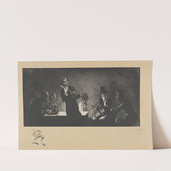 The Mandolin Player (Mandoliniste), from ‘L’Estampe Originale’ (1893) by Henri-Patrice Dillon