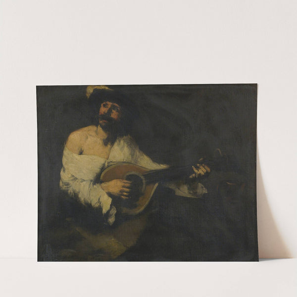The Mandolin Player by Théodule Ribot
