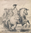 ‘The Manege-Gallop with the right leg’ engraved as plate 14 in ‘Twenty Five Actions of the Manage Horse…’ (1729)
