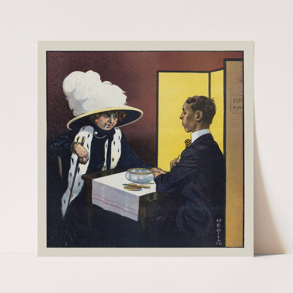 The manicure (1910) by William Ely Hill