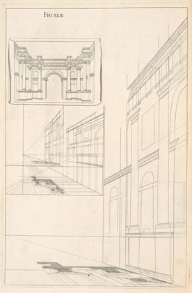 The manner of avoiding confusion, in reducing plans and elevations into perspective.