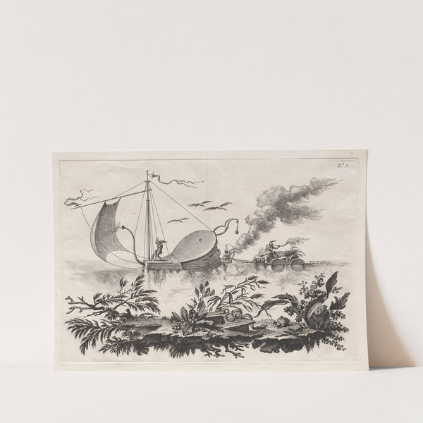 The Manner of Transporting Wares on Barges Drawn by a Bellows (1769) by Filippo Morghen