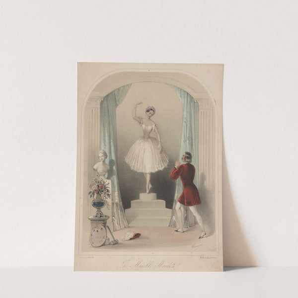 The marble maiden (1845) by John Brandard