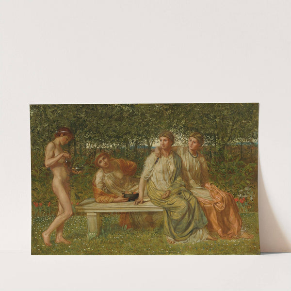 The Marble Seat by Albert Joseph Moore