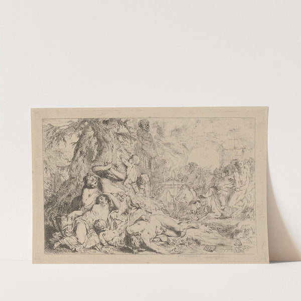 The March of Silenus by Louis-Felix de La Rue
