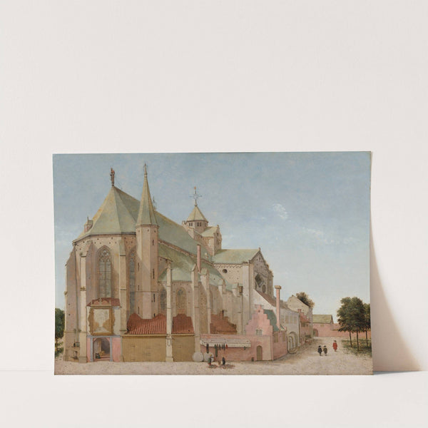 The Mariaplaats with the Mariakerk in Utrecht by Pieter Jansz Saenredam