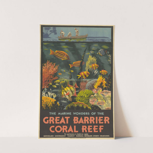 The Marine Wonders of the Great Barrier Coral Reef (1933) by Percival Trompf