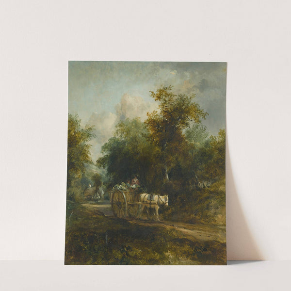 The market cart by Frederick William 'Waters' Watts