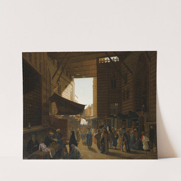 The Market For Fabrics by Louis-Emile Pinel De Grandchamp