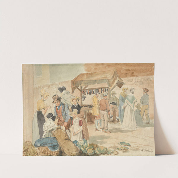 The Market Place by Nicholas Condy