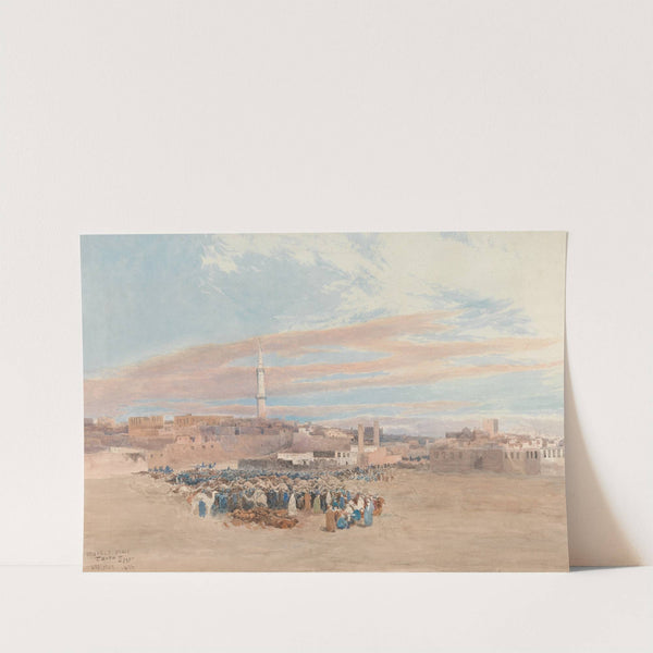 The Market Place, Tanta, Egypt by William Paton Burton