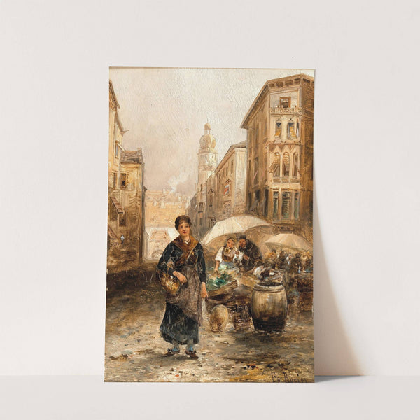 The Market Square by Emil Barbarini