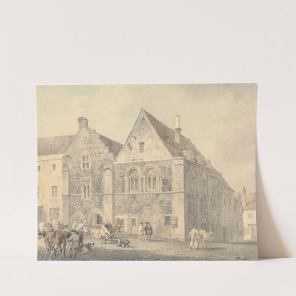 The Market Square, Bury St. Edmunds by Michael Angelo Rooker