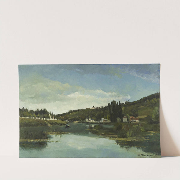 The Marne at Chennevières by Camille Pissarro