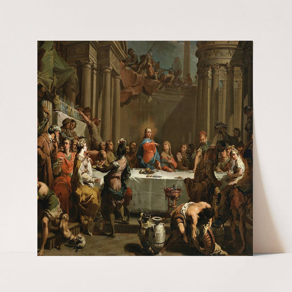 The Marriage At Cana (1766) by Gaetano Gandolfi