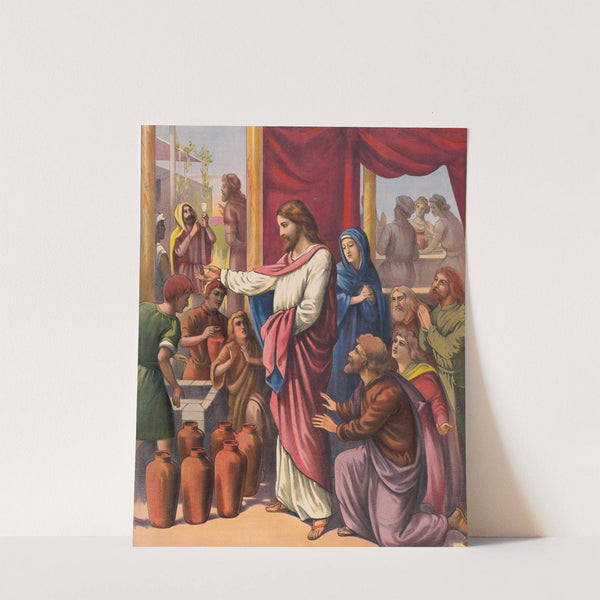 The marriage at Cana by Stecher Litho. Co
