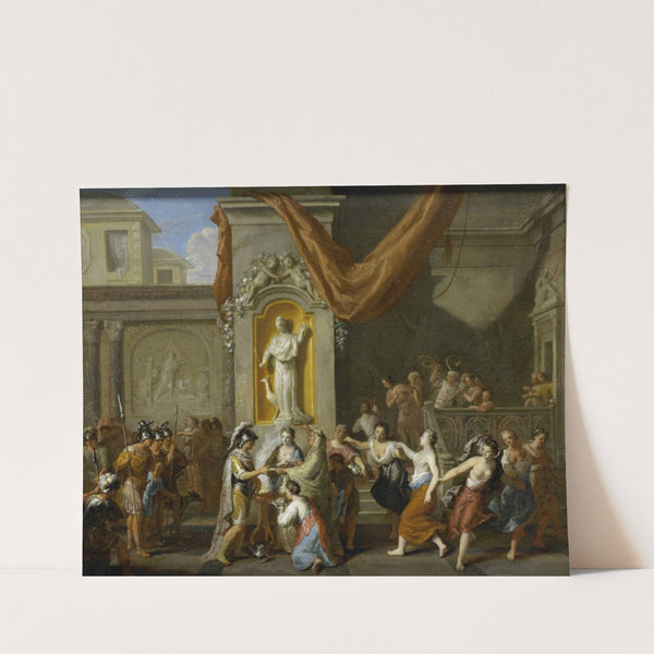 The Marriage of Alexander the Great and Roxane of Bactria by Gerard Hoet
