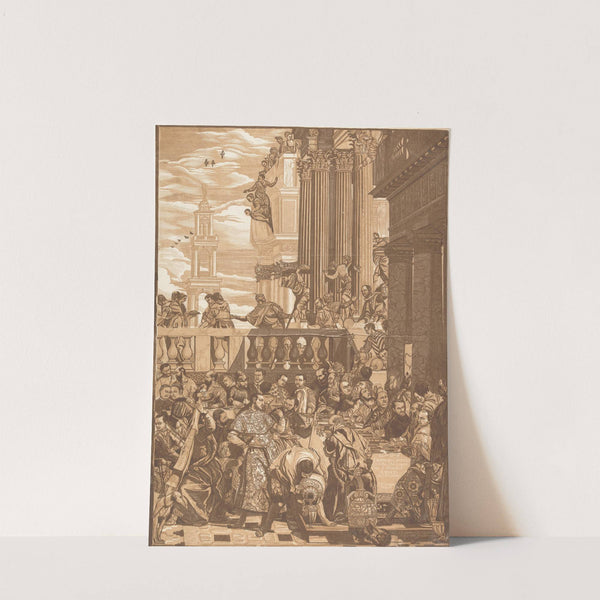 The Marriage of Cana (right sheet) (after Paola Veronese) (1740) by John Baptist Jackson