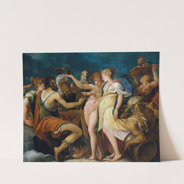 The Marriage of Cupid and Psyche (Ca. 1540) by Andrea Schiavone