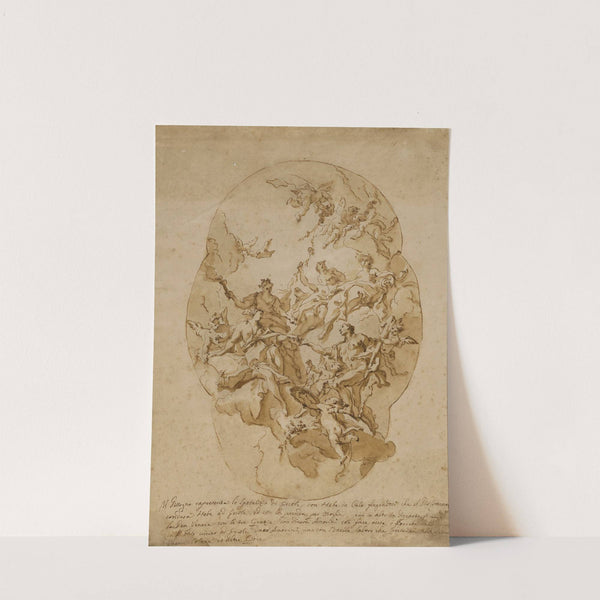 The Marriage of Hercules and Hebe by Carlo Carlone