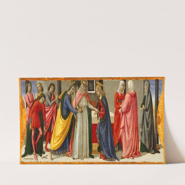 The Marriage of the Virgin (ca. 1479) by Davide Ghirlandaio