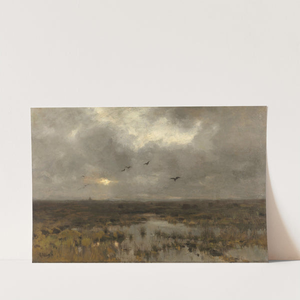 The Marsh (c. 1885 - c. 1888) by Anton Mauve