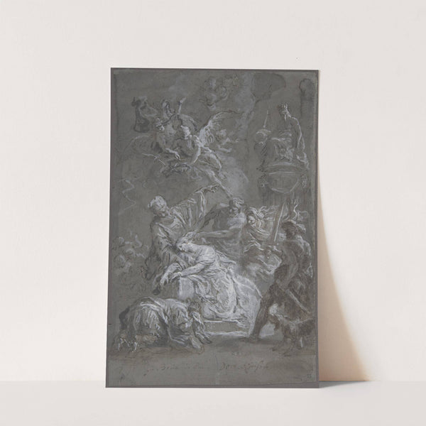 The Martyrdom of Saint Barbara (18th century) by Martin Johann Schmidt