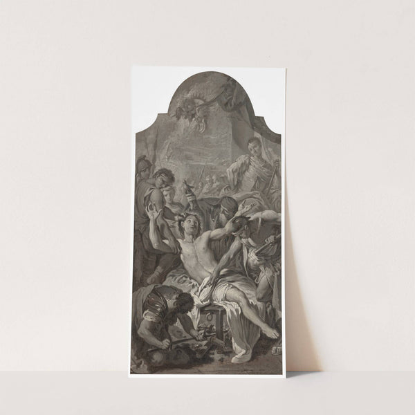 The Martyrdom of Saint Lawrence by Giovanni Battista Pittoni