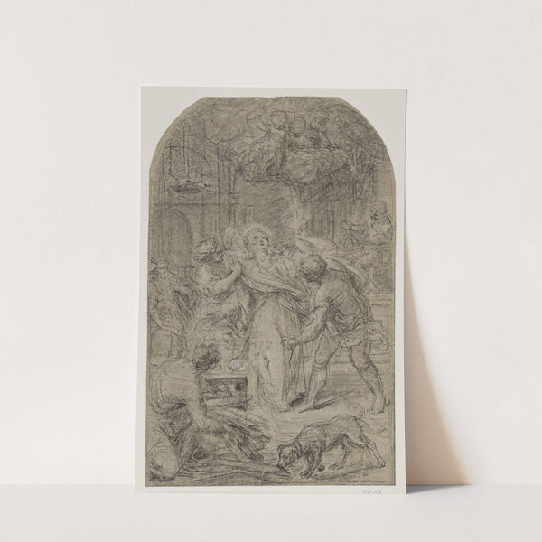 The martyrdom of Saint Lawrence by Agostino Masucci
