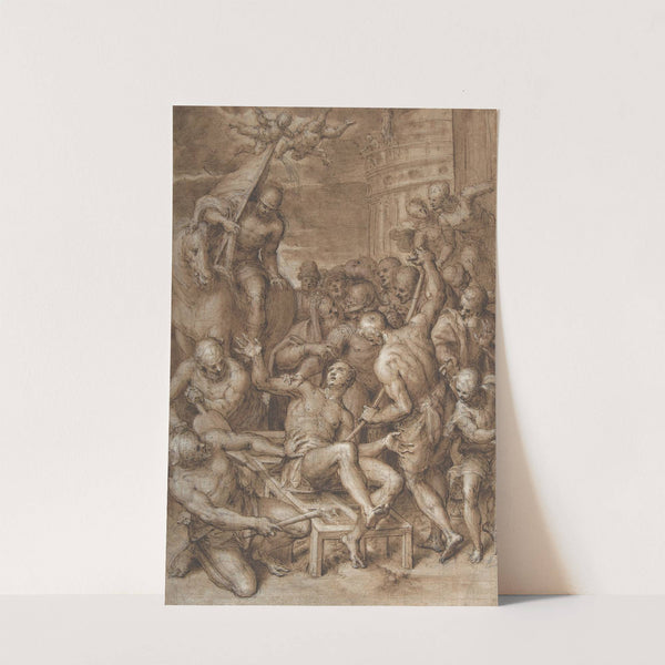 The Martyrdom of Saint Lawrence by Aurelio Luini