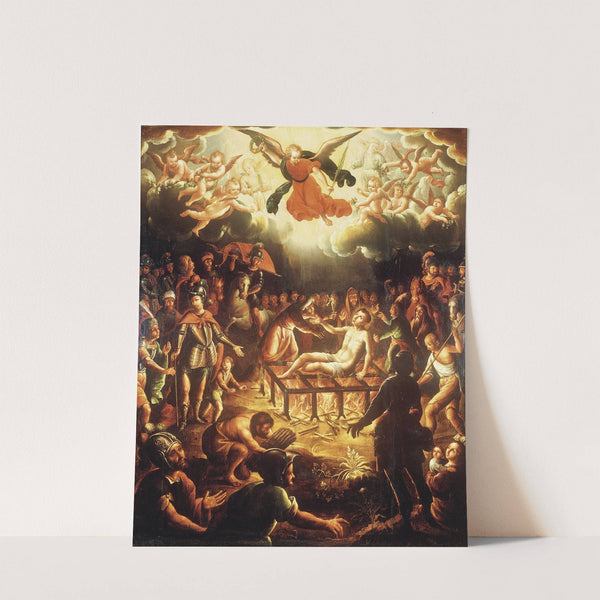 The Martyrdom of Saint Lawrence by Hipólito de Rioja