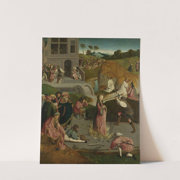 The Martyrdom of Saint Lucy by Master of the Figdor Deposition